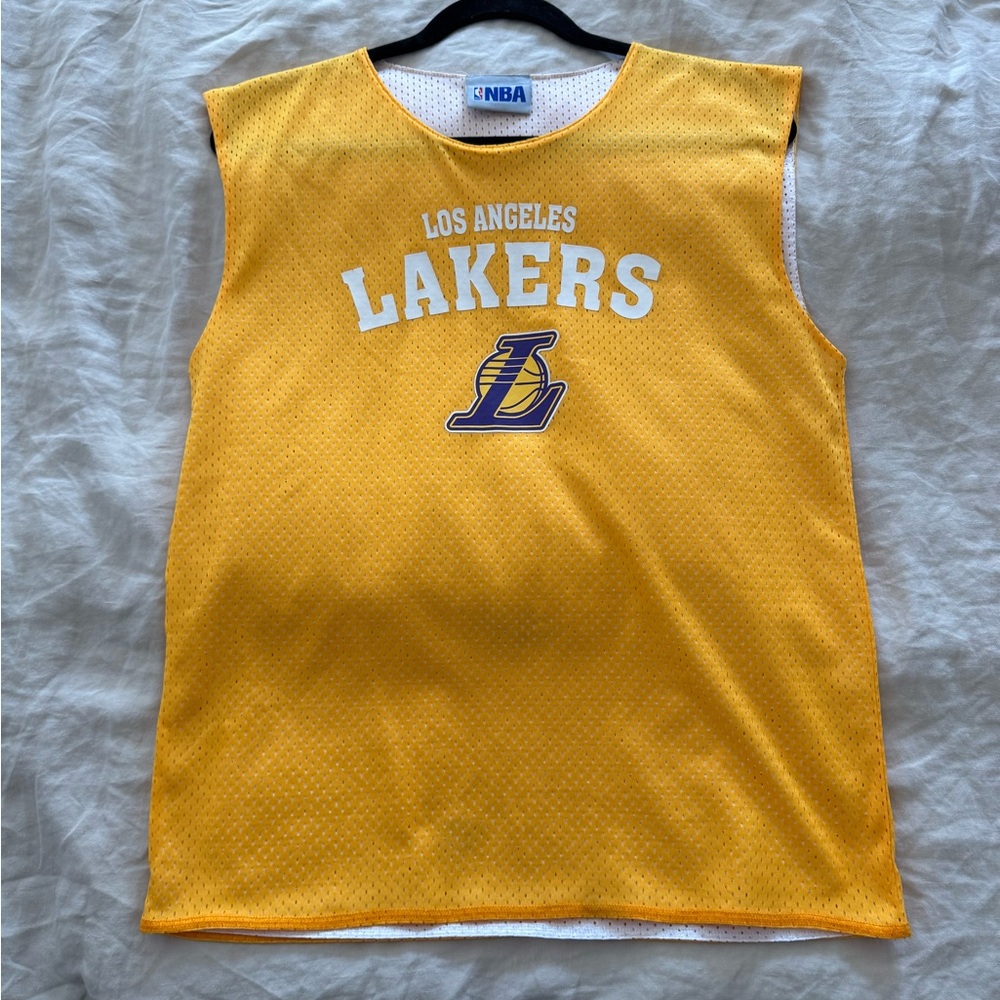 Los Angeles Lakers Yellow Sleeveless Jersey